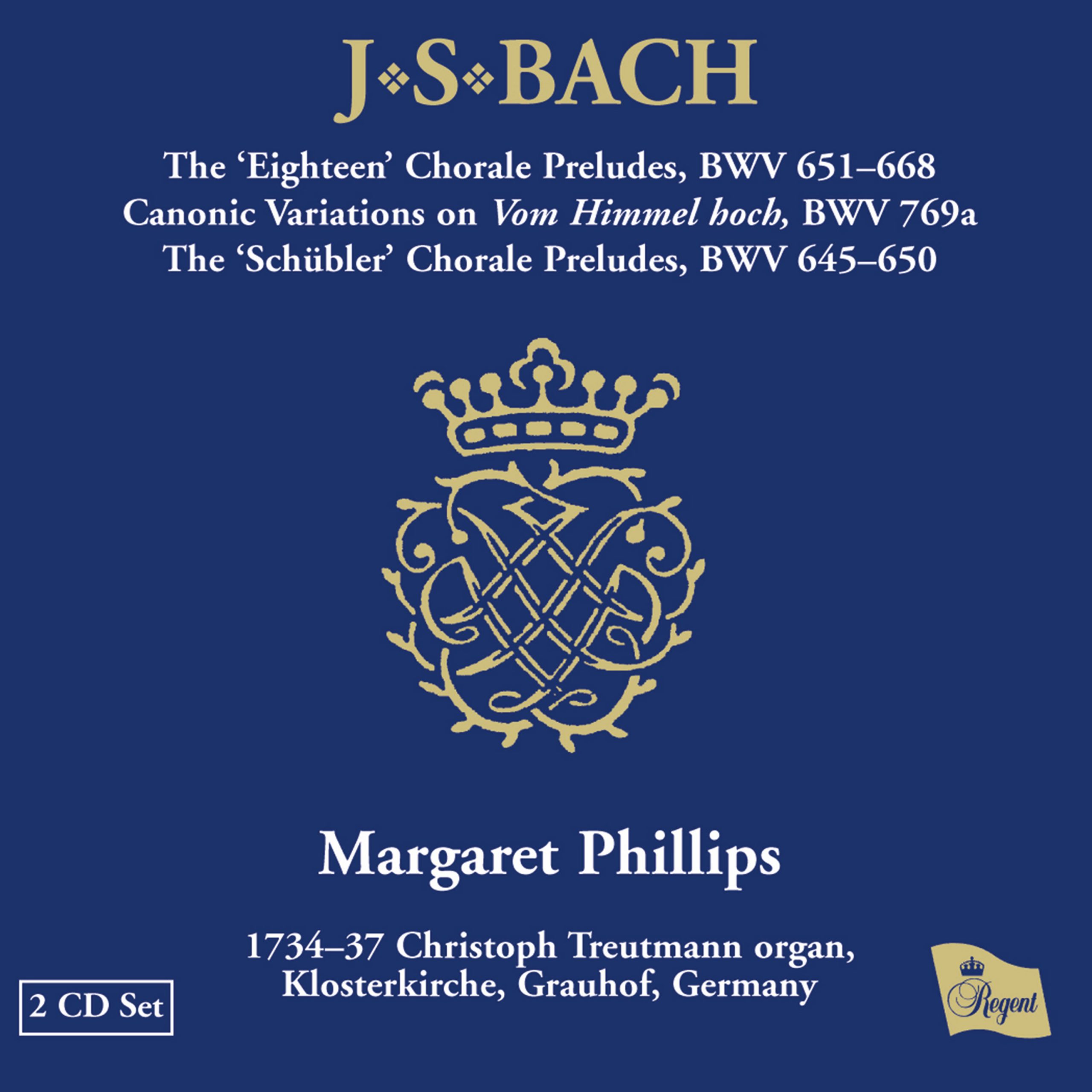J S Bach Organ Works Volume I – 2 CD set - Regent Records